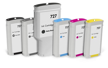 Hp - Cartuccia ink originale - 727 - Ciano - B3P19A - 130ml