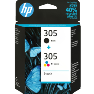 CARTUCCE ORIGINALE HP 305 2-PACK TRI-COLOR/BLACK