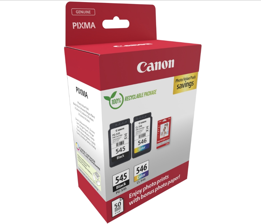 CARTUCCE ORIGINALE CANON MULTIPACK PG-545/CL-546