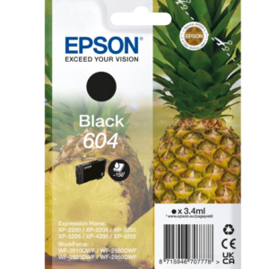 CARTUCCE ORIGINALE EPSON INK ANANAS BLACK 604