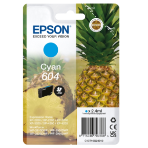 CARTUCCE ORIGINALE EPSON INK ANANAS CYAN 604