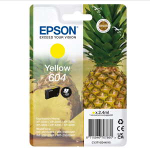 CARTUCCE ORIGINALE EPSON INK ANANAS YELLOW 604