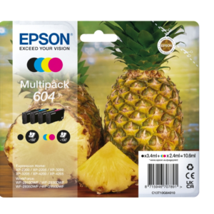 CARTUCCE ORIGINALE EPSON 604 MULTIPACK NERO E COLORI ANANAS