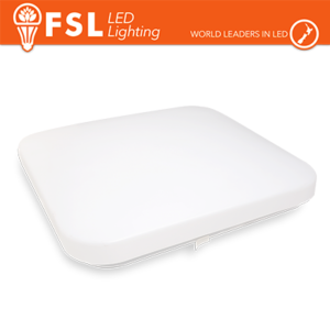Plafoniera Quadrata LED IP20 25W 3000K 33x6,8cm