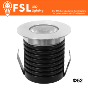 POLARIS - Punti Luce LED Spotlight Waterproof â€“ 5W 4000K â€“ 52*57mm â€“ IP65