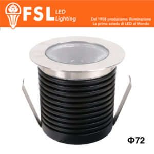 POLARIS - Punti Luce LED Spotlight Waterproof â€“ 9W 3000K â€“ 72*75mm â€“ IP65