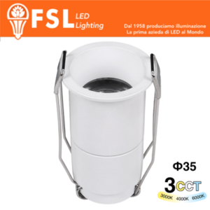 ALTAIR - Micro Punto luce LED â€“ 3W 3CCT 35*62mm IP20 - Driver Eaglerise