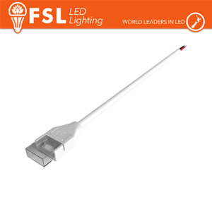 Cavo connettore 20cm, + fili spelati LED COB 220V e COB 24V