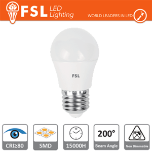 Lampada Sfera - 5,5W 3000K E27