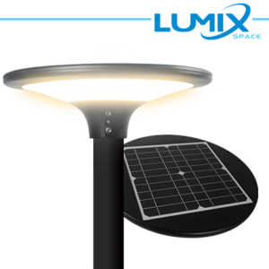 Testa Palo Solare LED 150W* con Pannello Fotovoltaico e Sensori â€“ 4000K IP65