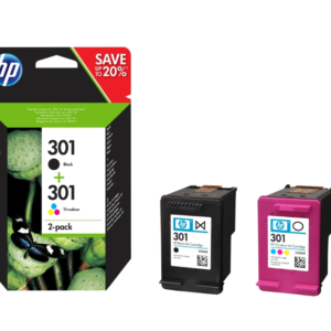 CARTUCCE ORIGINALE HP MULTIPACK NERO E COLORE HP 301