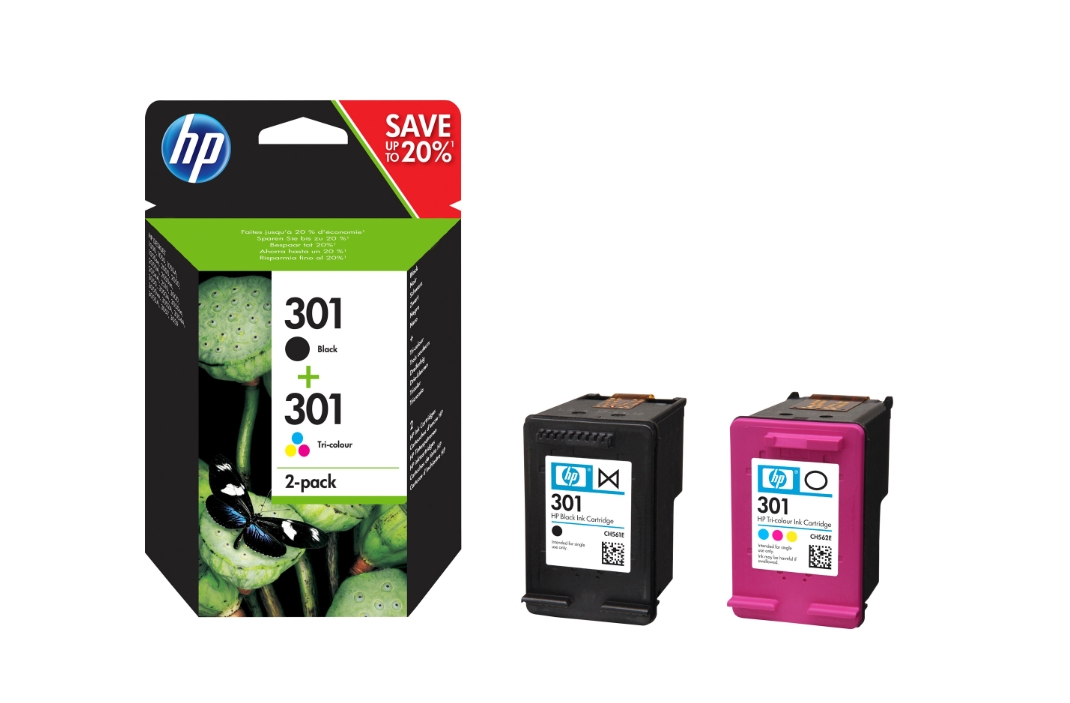 CARTUCCE ORIGINALE HP MULTIPACK NERO E COLORE HP 301