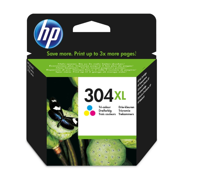 CARTUCCE ORIGINALE HP 304XL COLORI