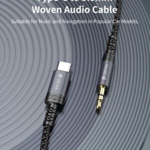 Cavo Audio da Tipo-C a Jack 3.5mm lunghezza 1 mt