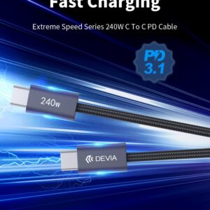 Cavo Devia da Tipo-C a Tipo-C PD 240W Super rapido 2 Metri