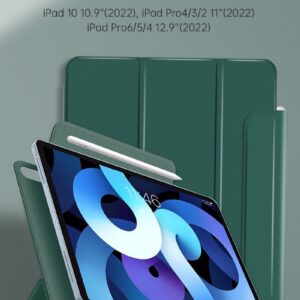 Cover Magnetica per iPad Pro 6^ 2022 rotazione e supp Verde