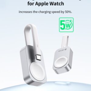 Ultra8 Caricatore Wireless Magnetico Portatile Type-C da 5W per Apple Watch