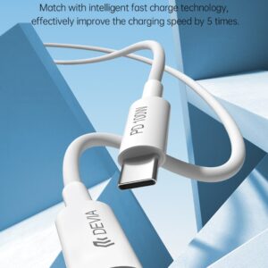 Cavo per carica rapida PD da Tipo-C a Tipo-C 100W 5A 1.5 mt