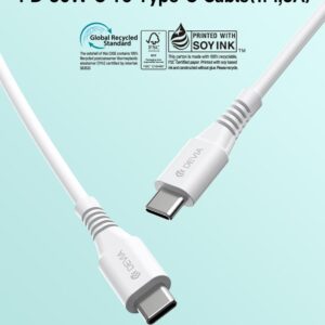 Cavo Certificato GRS da Tipo C a C 60W 3A 1 Metro PD