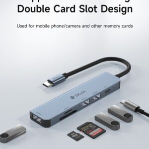 Leopard Type-C a USB3.0*3+PD + lettore di schede 5 in 1 HUB
