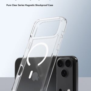 Custodia antiurto Mag Safe trasparente per iPhone 17 Air