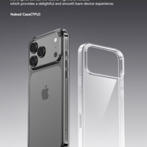 Custodia antiurto trasparente per iPhone 17