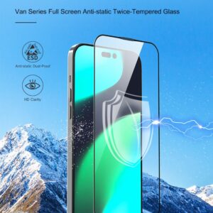 Pellicola protettiva vetro temperato 3D per iPhone 14 Plus