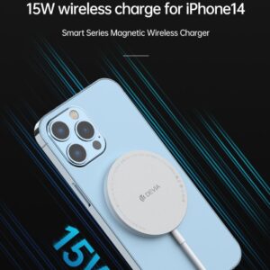 Caricatore Magnetico Mag-Safe per iPhone 3A. 15W. Qi