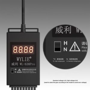 Cavo di alimentazione CC WYLIE WL-638 PRO per dispositivi iPhone e Android