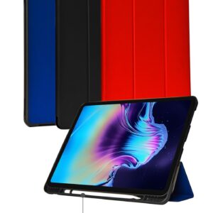 Cover in pelle con supporto pencil per iPad 11 Pro 2020 Nera