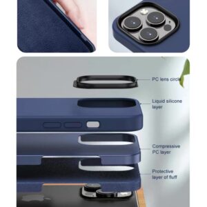 Cover in Silicone e interno in spugna per iPhone 13 Pro Purp