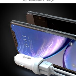 Suit Carica Auto 3,1A 2 Out + Cavo Lightning per Apple iOS