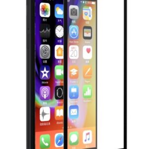 Pellicola Vetro temperato Full 0.18 mm per iPhone 7 / 8 Nera