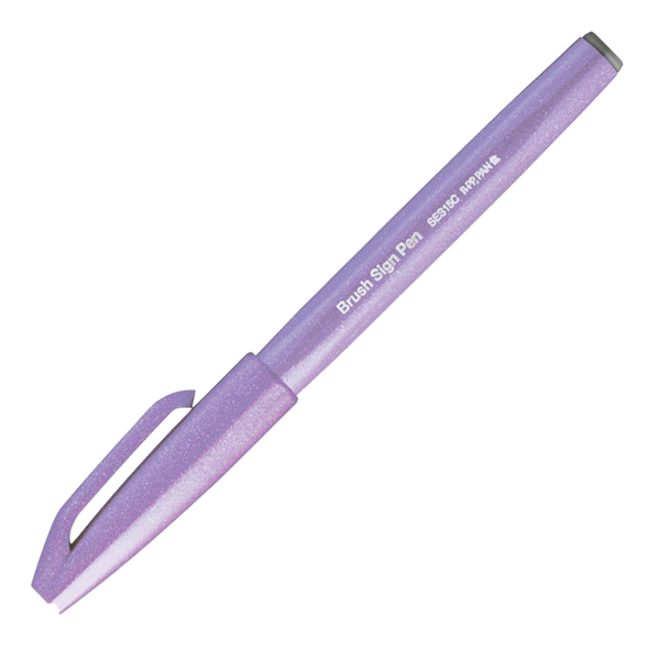 Pennarello Brush Trendy Sign Pen - colori assortiti - Pentel - conf. 6 pezzi - Image 2