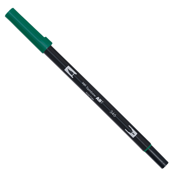 Pennarello Dual Brush 346 - sea green - Tombow - Image 2