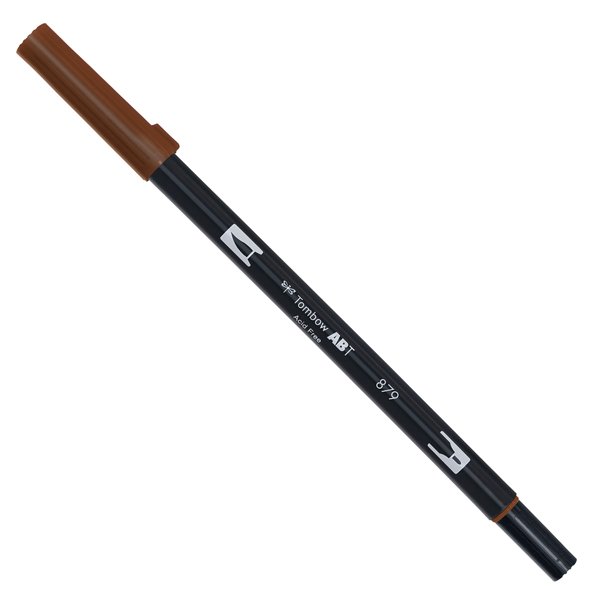 Pennarello Dual Brush 879 - brown - Tombow - Image 2