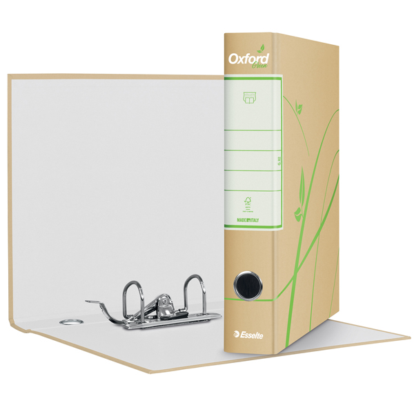 Registratore Oxford Green G82 - dorso 5 cm - commerciale 23x30 cm - avana - Esselte - Image 2