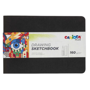 Album Sketchbook rilegato - A5 - 140 gr - 20 fogli - Carioca Plus