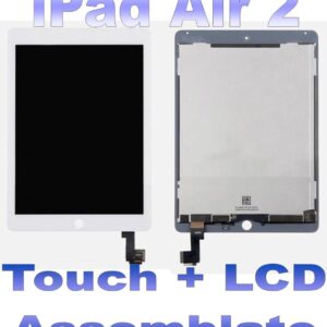 LCD + Touch Assemblato per iPad 2 Air Bianco Grado A+ A1566