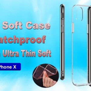Cover Fruit Soft 0,6mm Anti Graffio 4H iPhone X Trasparente