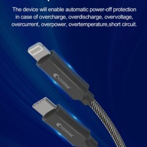 Cavo Carica rapida PD 3A per Apple certificato MFI 1,5 metri