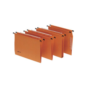 Cartella sospesa Signaletic - armadio - interasse 33 cm - fondo V - 33x27,5 cm - avana - Rexel