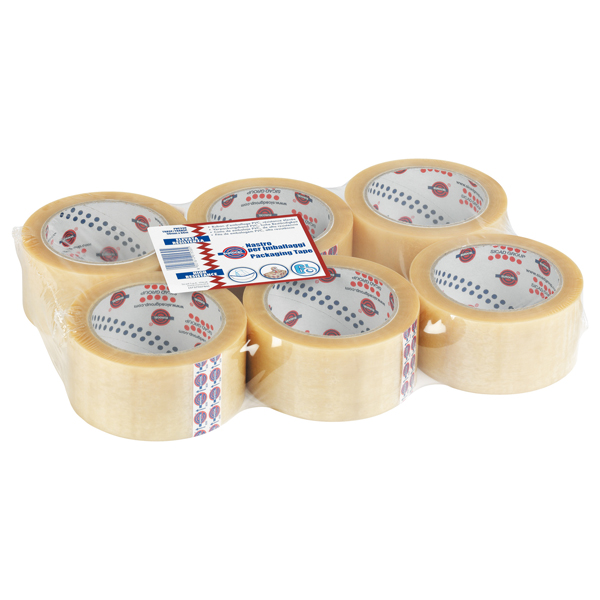 Nastro adesivo 330 - 5 cm x 66 m - PVC - trasparente - Eurocel - Image 2