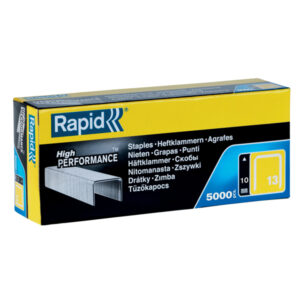 Punti galvanizzati - 13/10 - 10 mm - metallo - Rapid - conf. 5000 pezzi