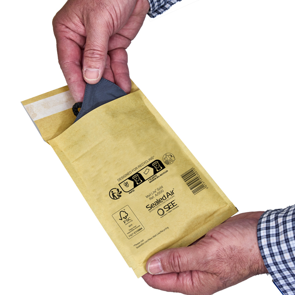 Busta imbottita Mail Lite Gold - A (11 x 16 cm) - avana - Sealed Air - conf. 10 pezzi - Image 2
