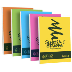 Blocco Schizza  Strappa - A5 - 150 x 210mm - 50gr - 150 fogli - Favini
