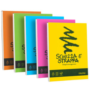 Blocco Schizza  Strappa - A4 - 210 x 297mm - 50gr - 150 fogli - Favini