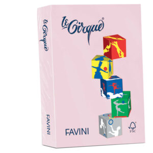 Carta Le Cirque - A4 - 160 gr - rosa pastello 108 - Favini - conf. 250 fogli