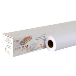Carta Inkjet plotter - 610 mm (24'') x 50 mt - 90 gr - hicolor opaca - bianco - Canson
