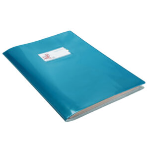 Coprimaxi laccato Colorosa - 21x30cm - PVC - turchese - tasca con alette - Ri.plast